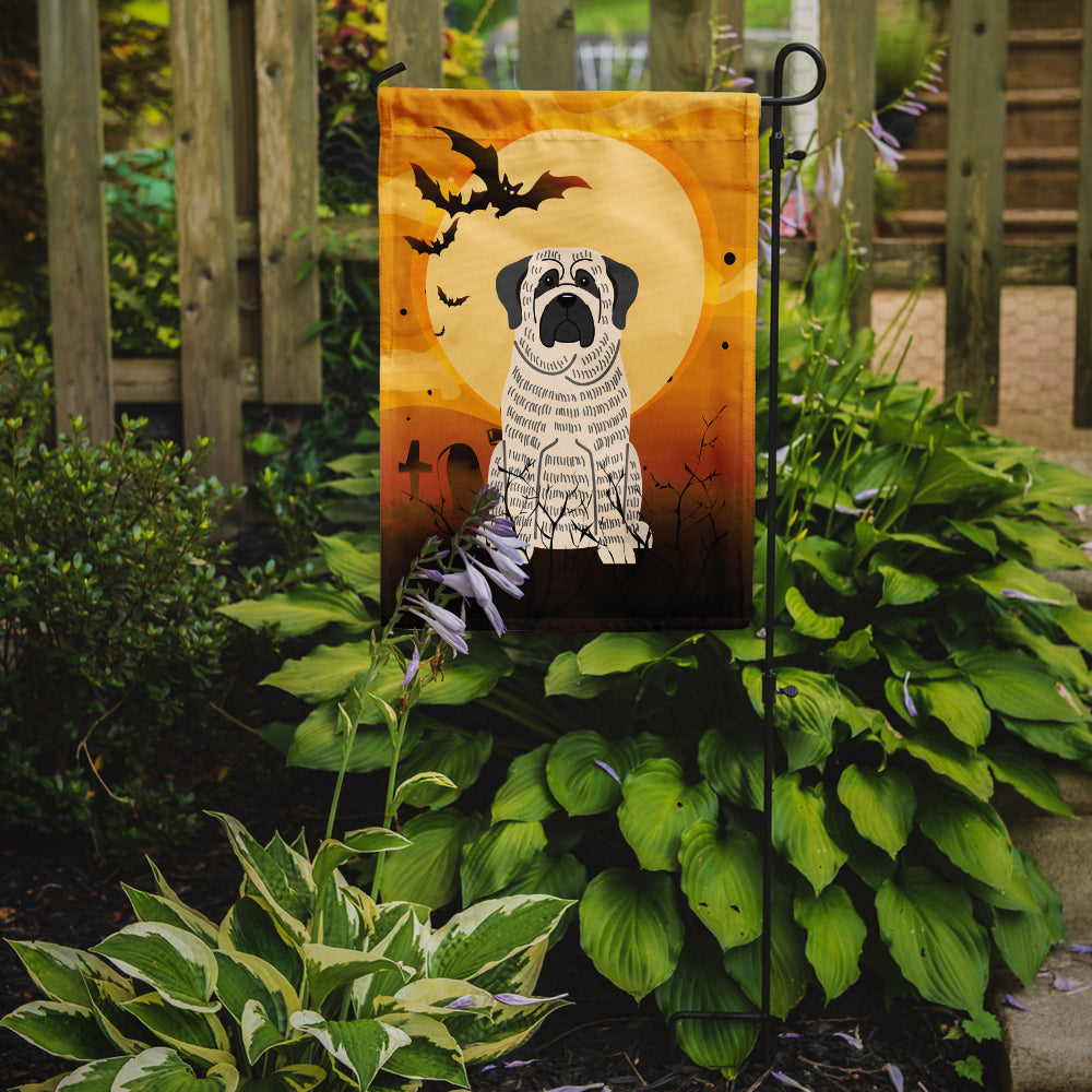 Halloween Mastiff Brindle White Flag Garden Size BB4282GF