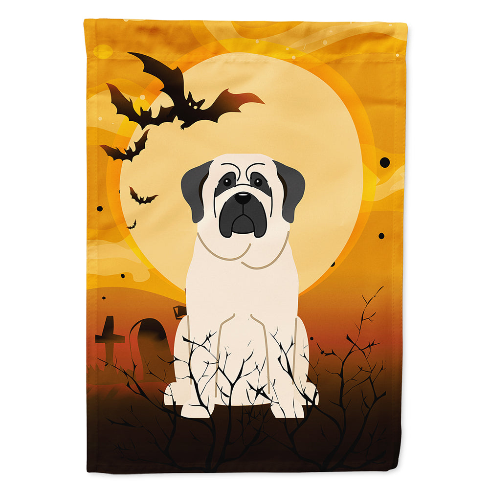 Halloween Mastiff White Flag Canvas House Size BB4283CHF