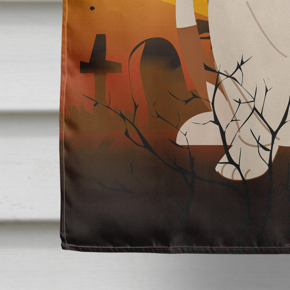 Halloween Basset Hound Flag Canvas House Size BB4287CHF