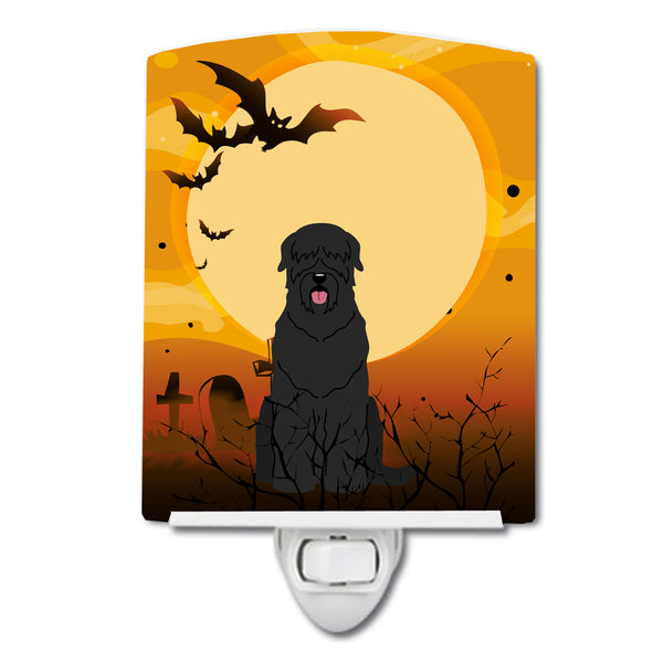 Halloween Black Russian Terrier Ceramic Night Light BB4292CNL - the-store.com