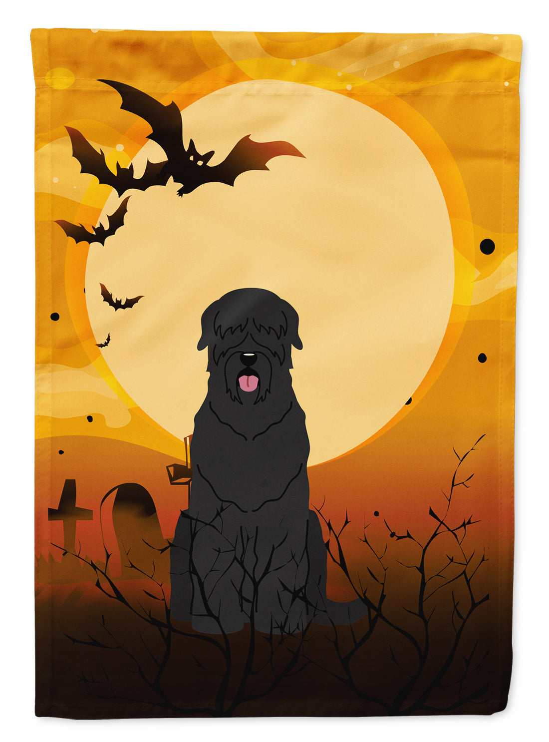Halloween Black Russian Terrier Flag Garden Size BB4292GF