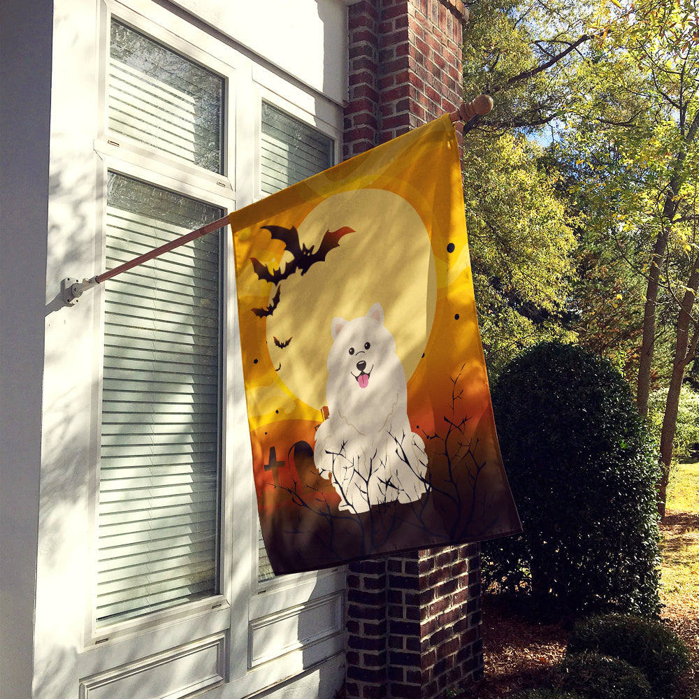 Halloween Samoyed Flag Canvas House Size BB4296CHF  the-store.com.