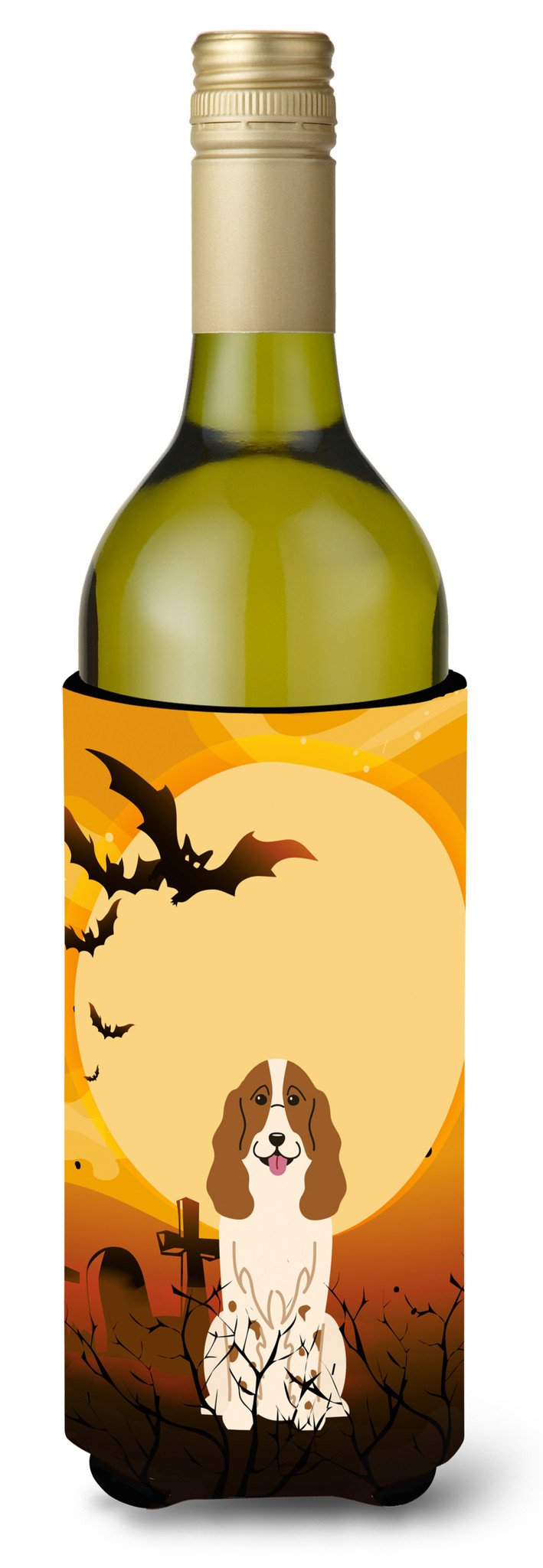 Halloween Russian Spaniel Wine Bottle Beverge Insulator Hugger BB4297LITERK by Caroline&#39;s Treasures