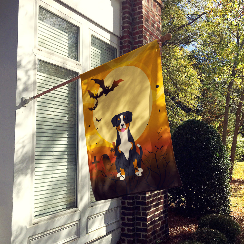 Caroline's Treasures Halloween Entlebucher Flag Canvas House Size BB4304CHF