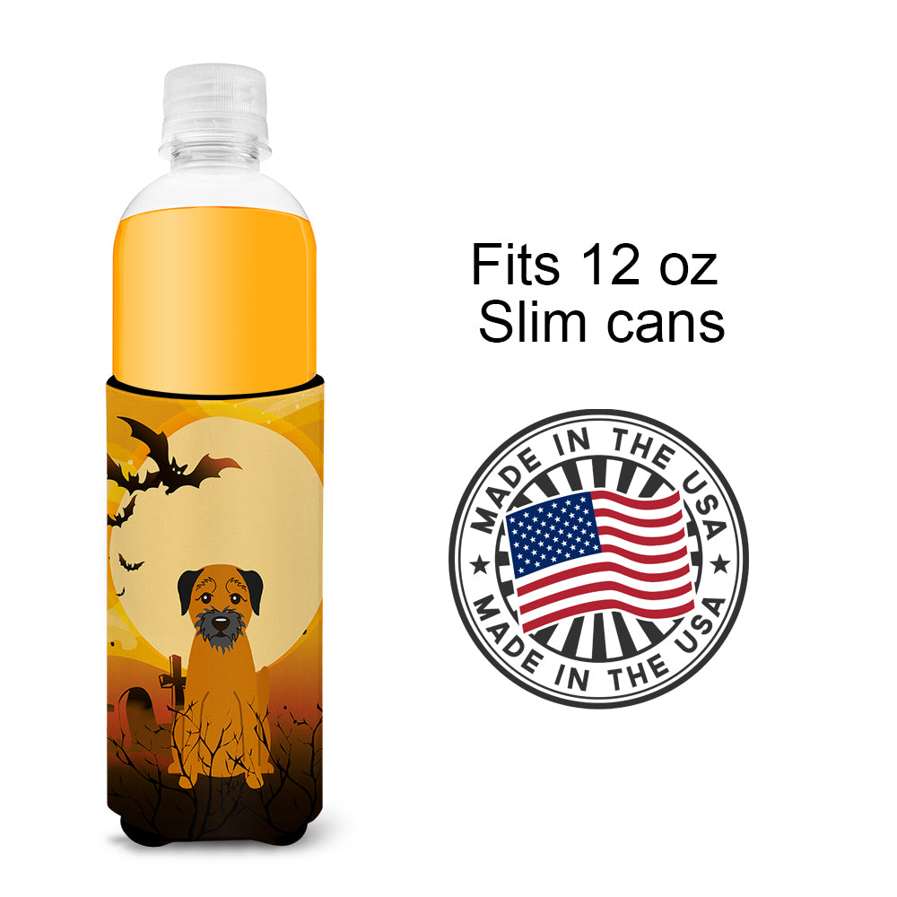 Halloween Border Terrier  Ultra Hugger for slim cans BB4305MUK