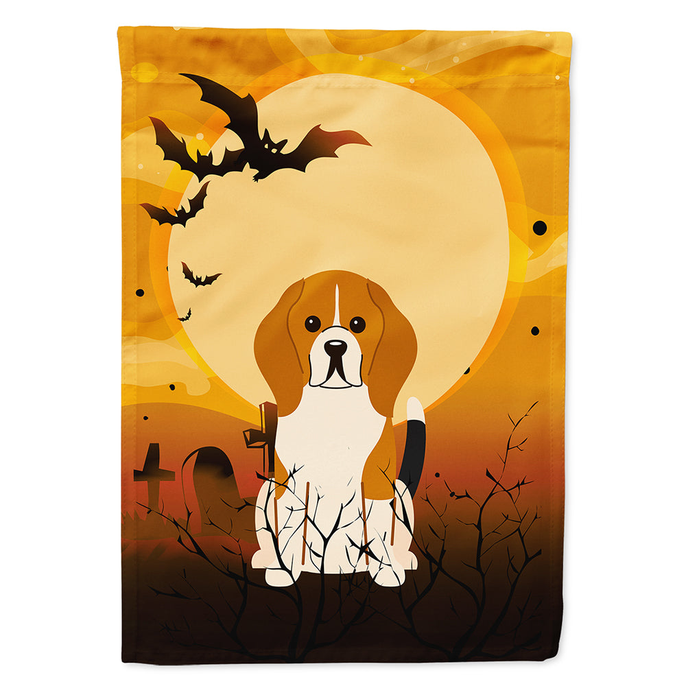 Halloween Beagle Tricolor Flag Canvas House Size BB4306CHF  the-store.com.