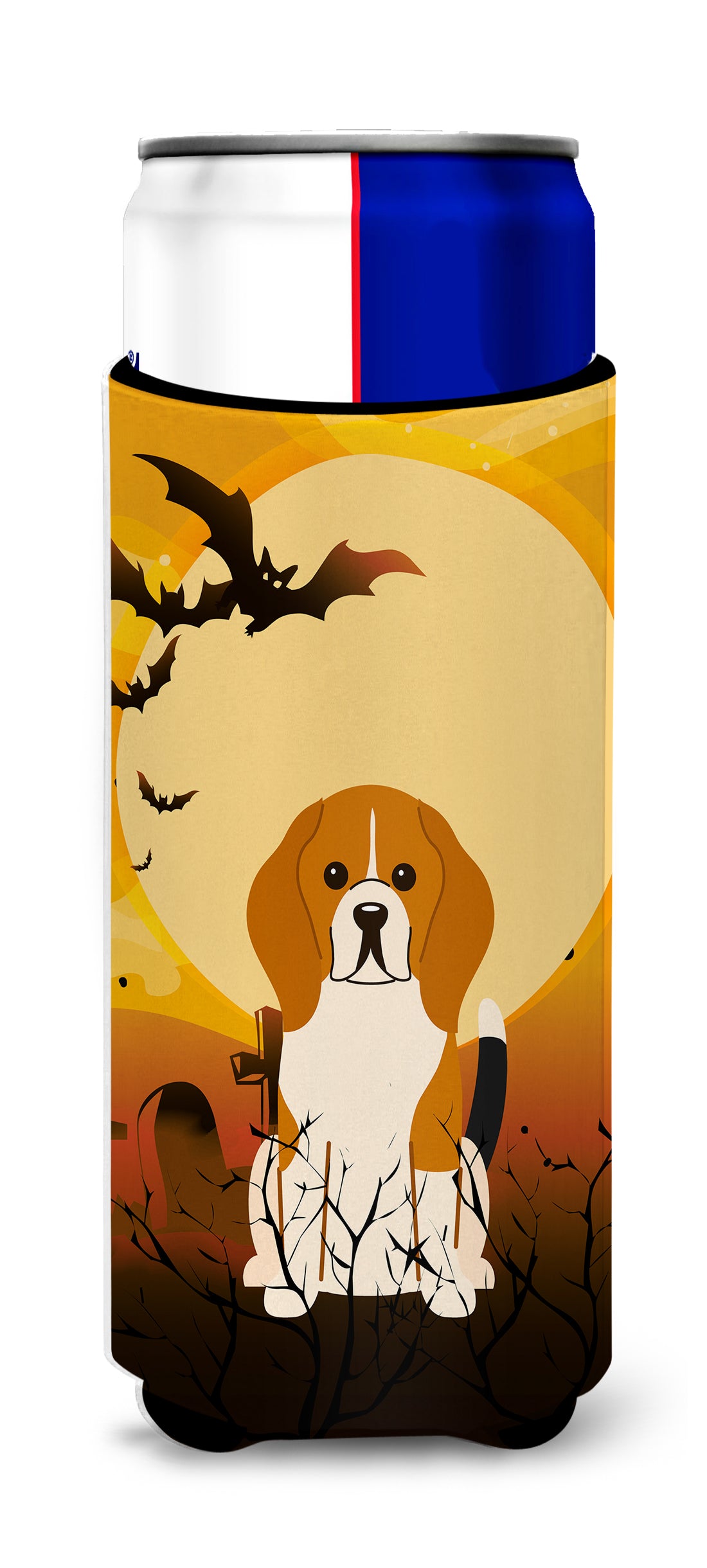 Halloween Beagle Tricolor  Ultra Hugger for slim cans BB4306MUK  the-store.com.