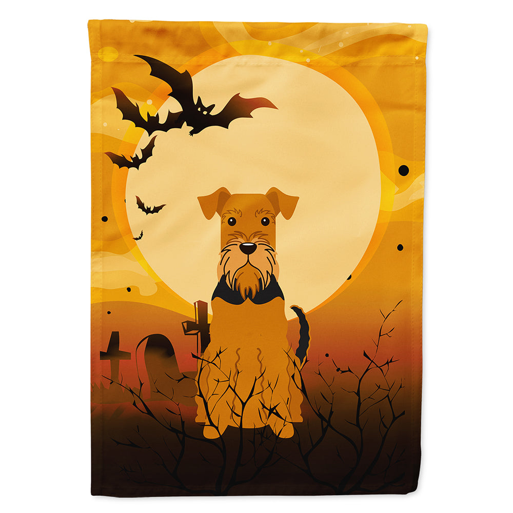 Halloween Airedale Flag Canvas House Size BB4307CHF  the-store.com.
