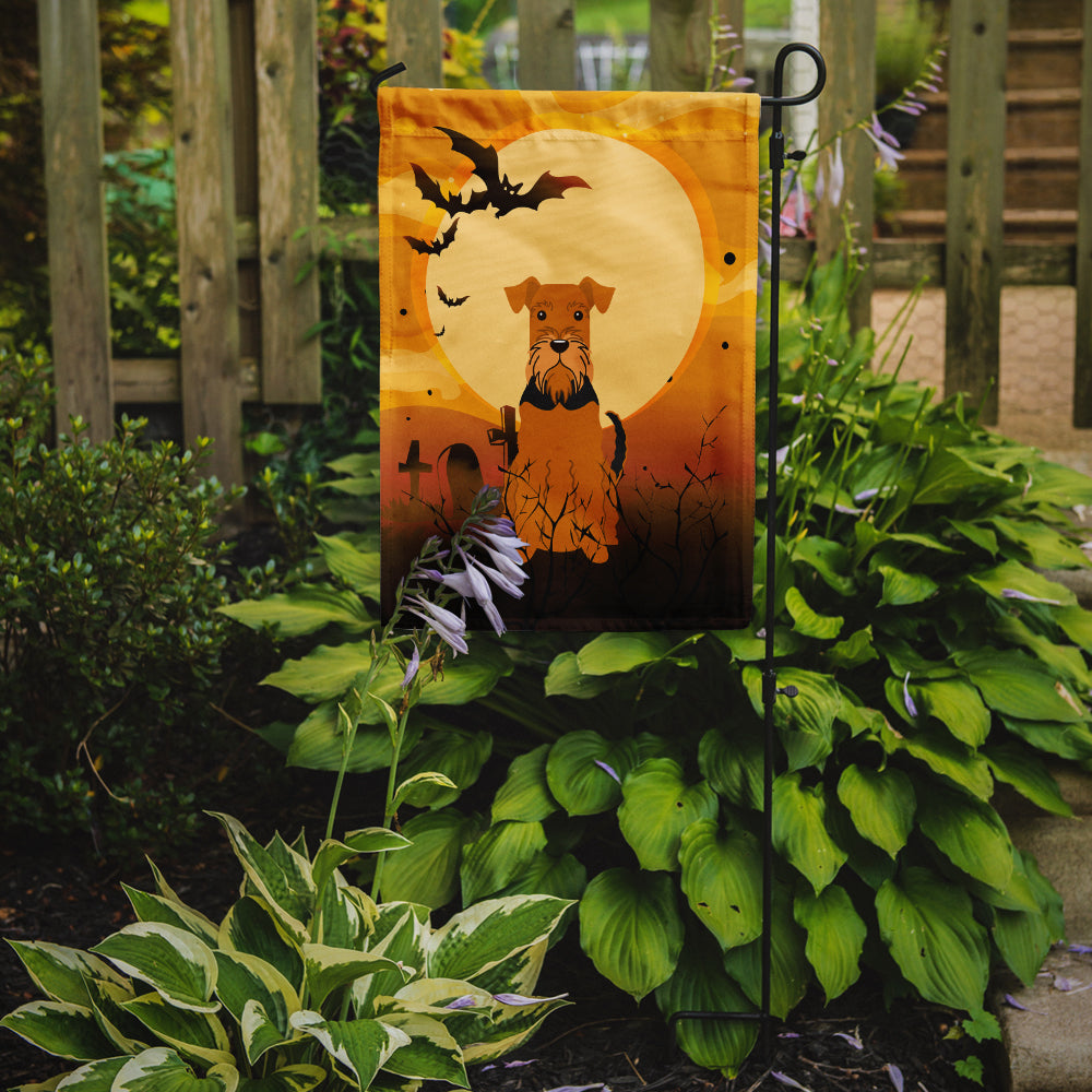 Halloween Airedale Flag Garden Size BB4307GF  the-store.com.