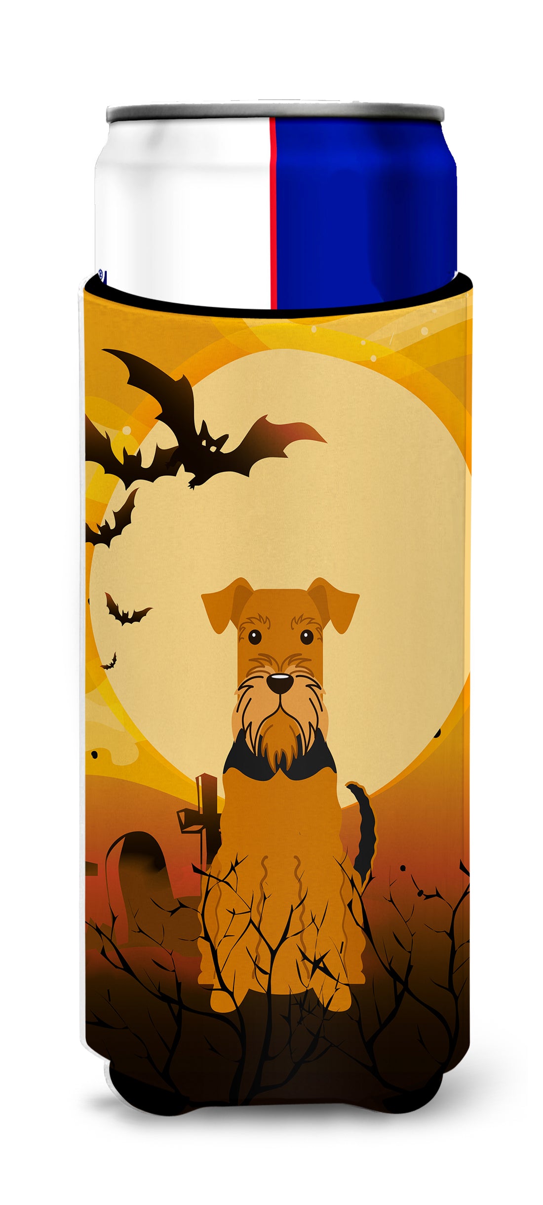 Halloween Airedale  Ultra Hugger for slim cans BB4307MUK  the-store.com.