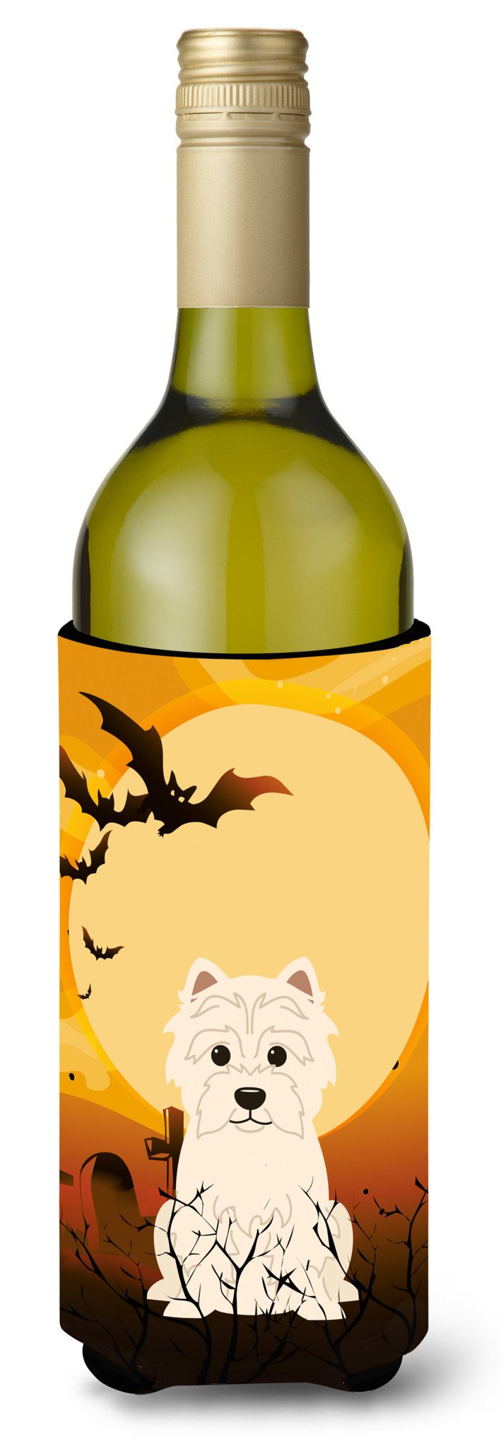 Halloween Westie Wine Bottle Beverge Insulator Hugger BB4308LITERK by Caroline&#39;s Treasures
