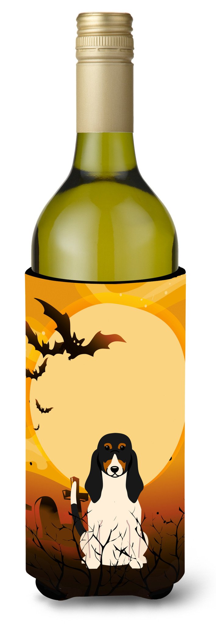 Halloween Swiss Hound Wine Bottle Beverge Insulator Hugger BB4310LITERK by Caroline's Treasures