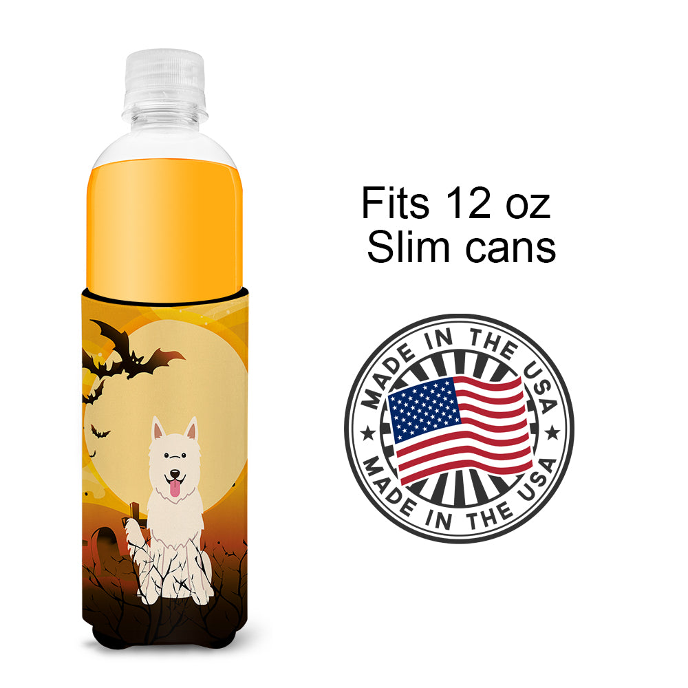 Halloween White German Shepherd  Ultra Hugger for slim cans BB4311MUK