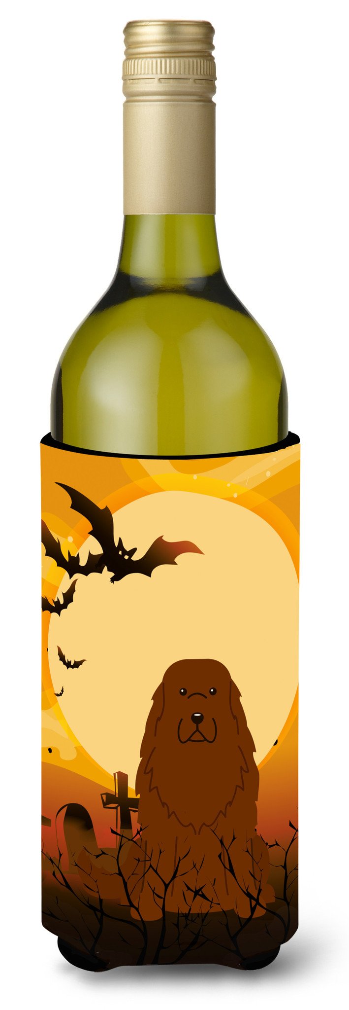 Halloween Caucasian Shepherd Dog Wine Bottle Beverge Insulator Hugger BB4316LITERK by Caroline&#39;s Treasures