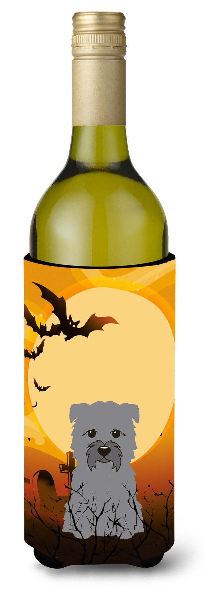Halloween Glen of Imal Grey Wine Bottle Beverge Insulator Hugger BB4325LITERK by Caroline's Treasures