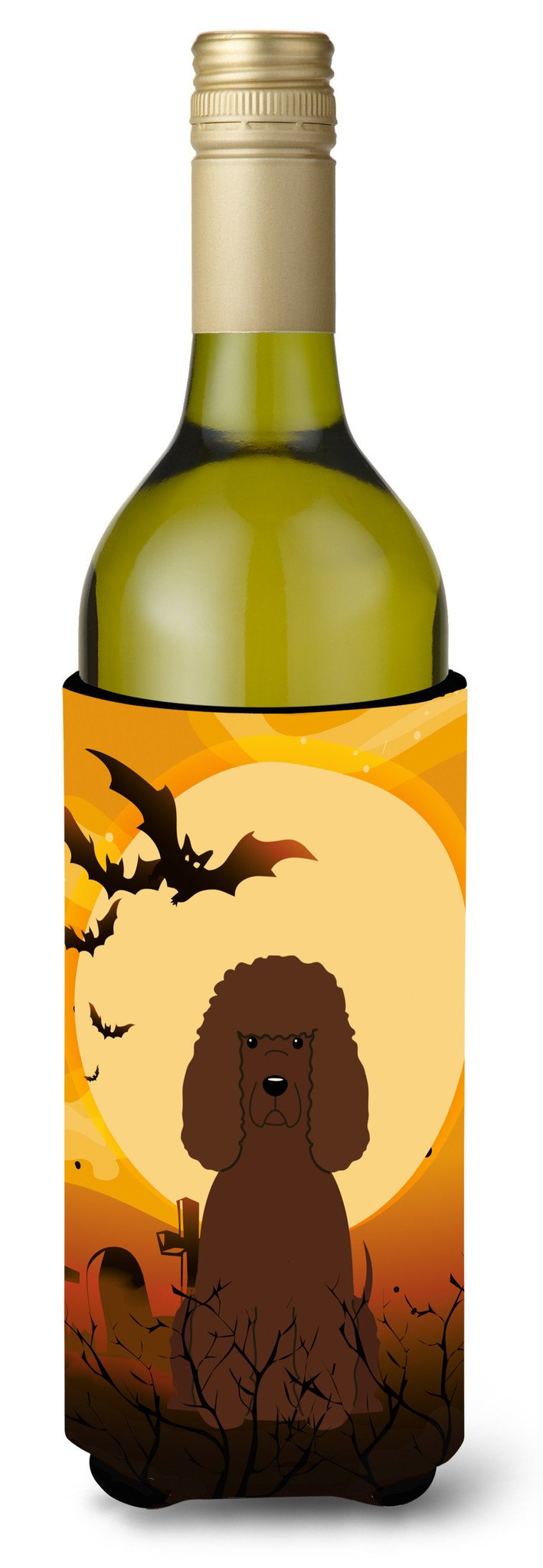 Halloween Irish Water Spaniel Wine Bottle Beverge Insulator Hugger BB4329LITERK by Caroline&#39;s Treasures