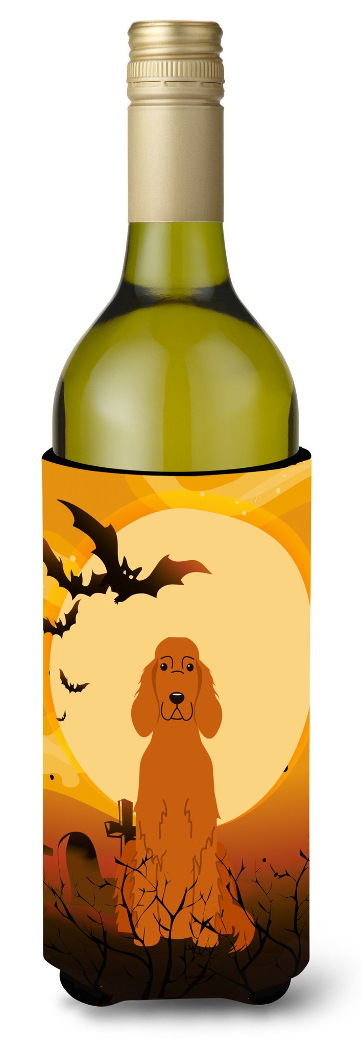 Halloween Irish Setter Wine Bottle Beverge Insulator Hugger BB4330LITERK by Caroline&#39;s Treasures