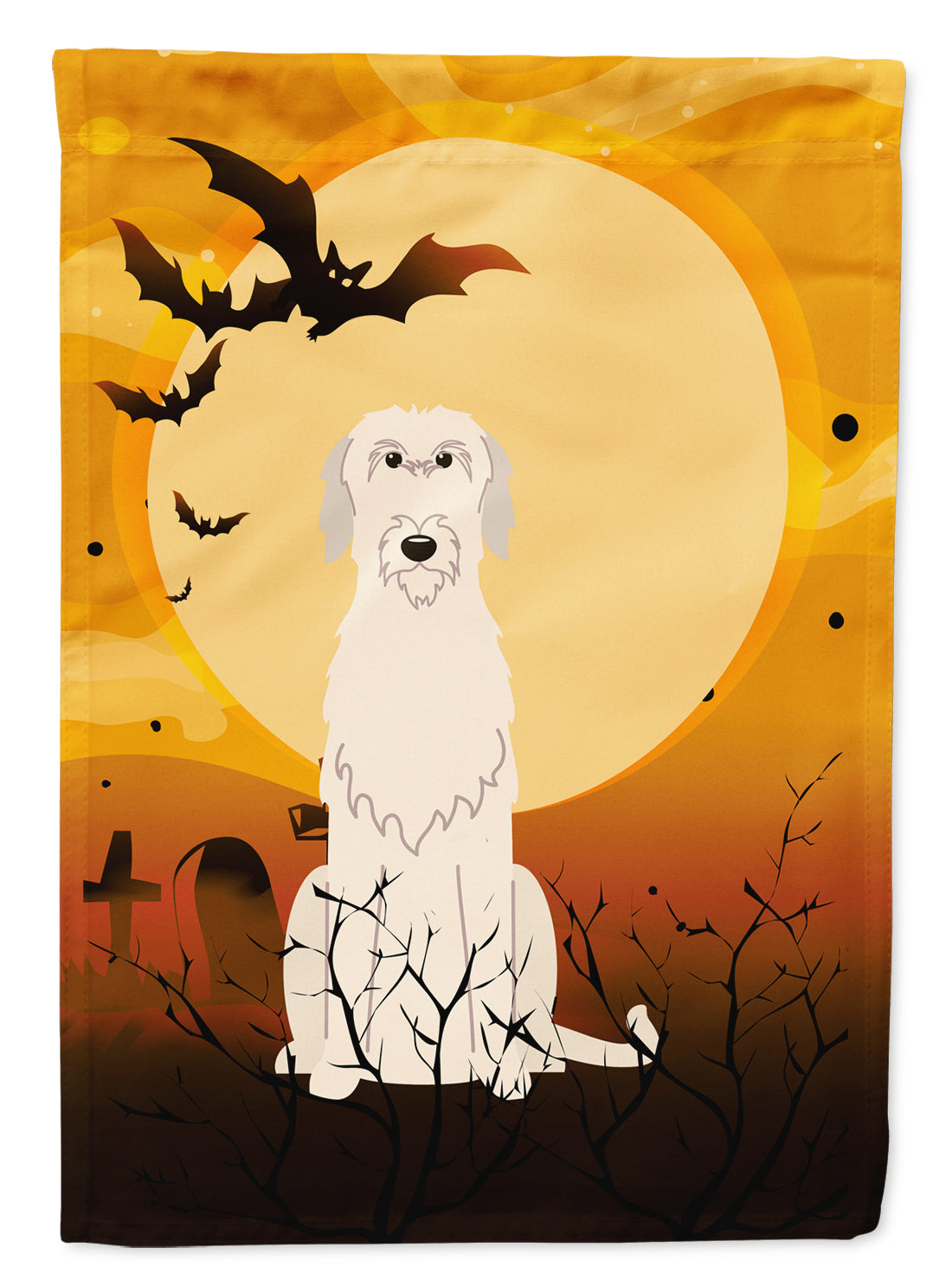 Halloween Irish Wolfhound Drapeau Jardin Taille BB4331GF
