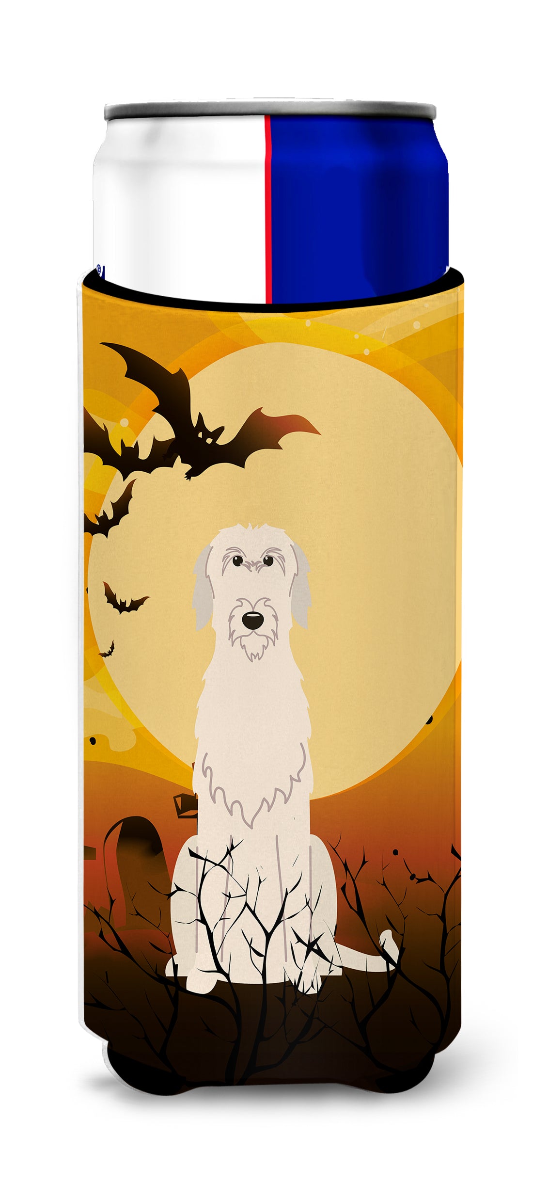 Halloween Irish Wolfhound Michelob Ultra Hugger pour canettes minces BB4331MUK
