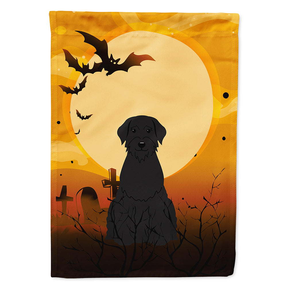 Halloween Giant Schnauzer Flag Canvas House Size BB4332CHF  the-store.com.