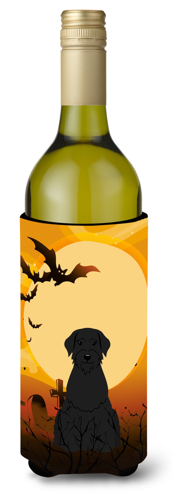 Halloween Giant Schnauzer Wine Bottle Beverge Insulator Hugger BB4332LITERK by Caroline&#39;s Treasures