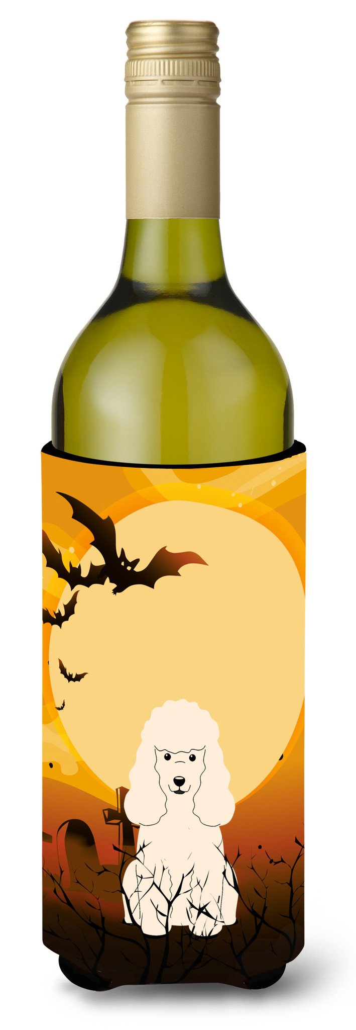 Halloween Poodle White Wine Bottle Beverge Insulator Hugger BB4336LITERK by Caroline's Treasures