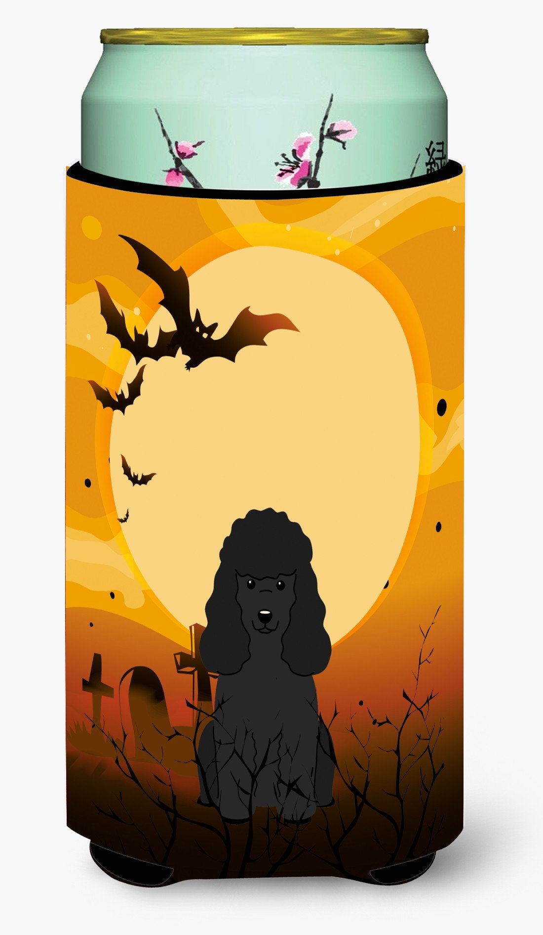 Halloween Poodle Black Tall Boy Beverage Insulator Hugger BB4337TBC by Caroline&#39;s Treasures
