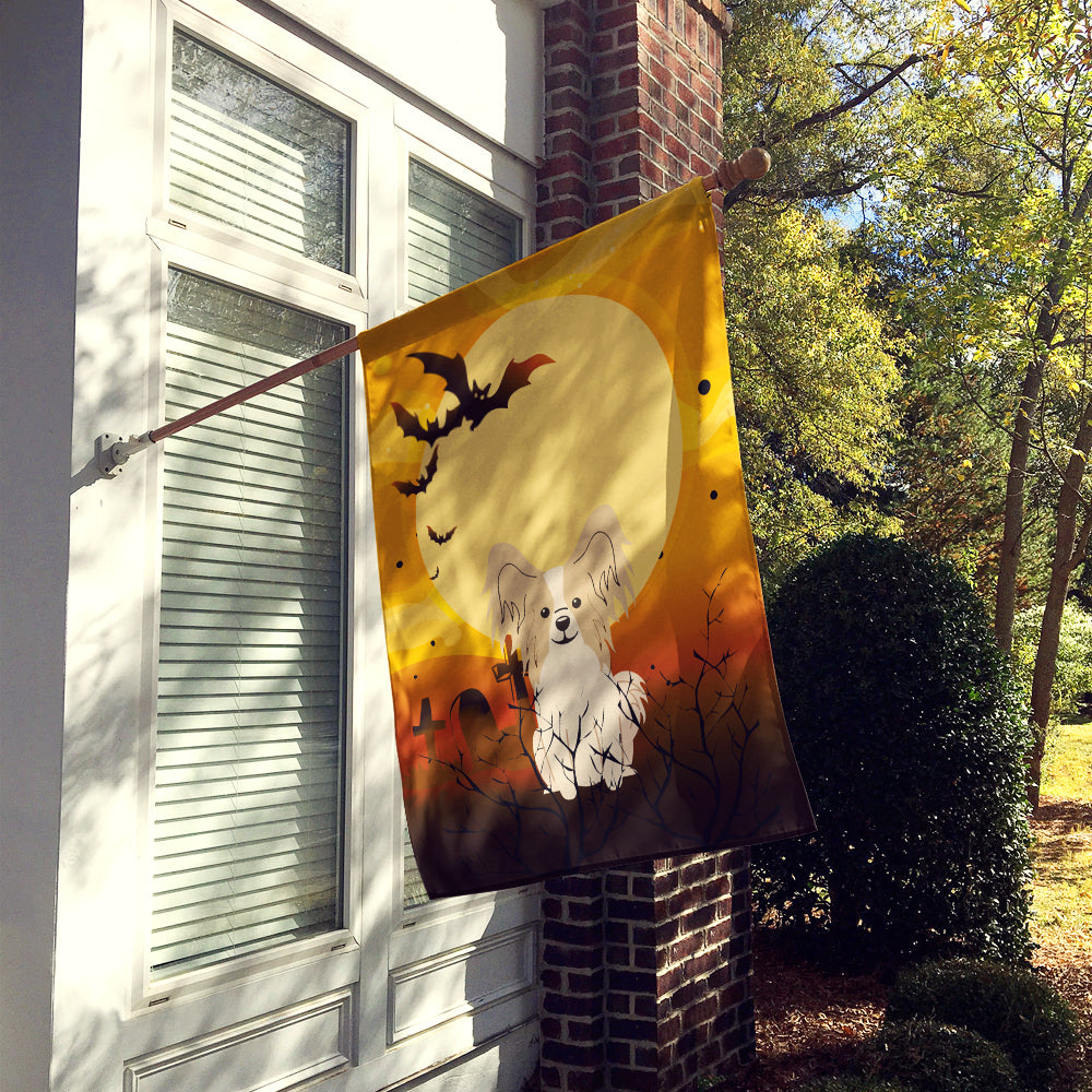 Halloween Papillon Sable White Flag Canvas House Size BB4343CHF