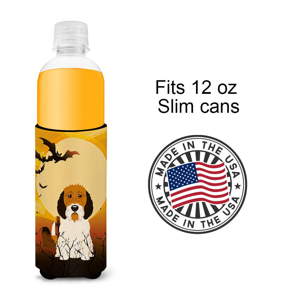 Halloween Petit Basset Griffon Veenden  Ultra Hugger for slim cans BB4345MUK  the-store.com.