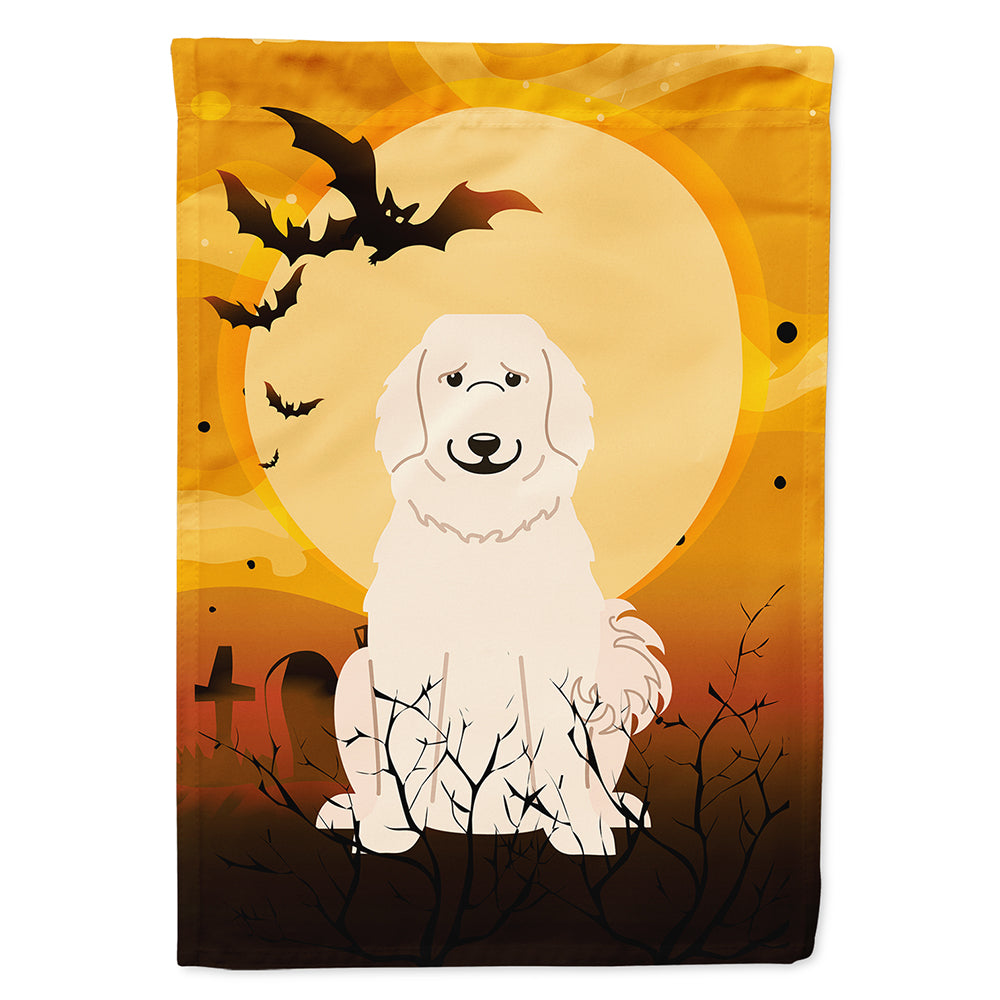 Halloween Great Pyrenese Flag Canvas House Size BB4349CHF  the-store.com.