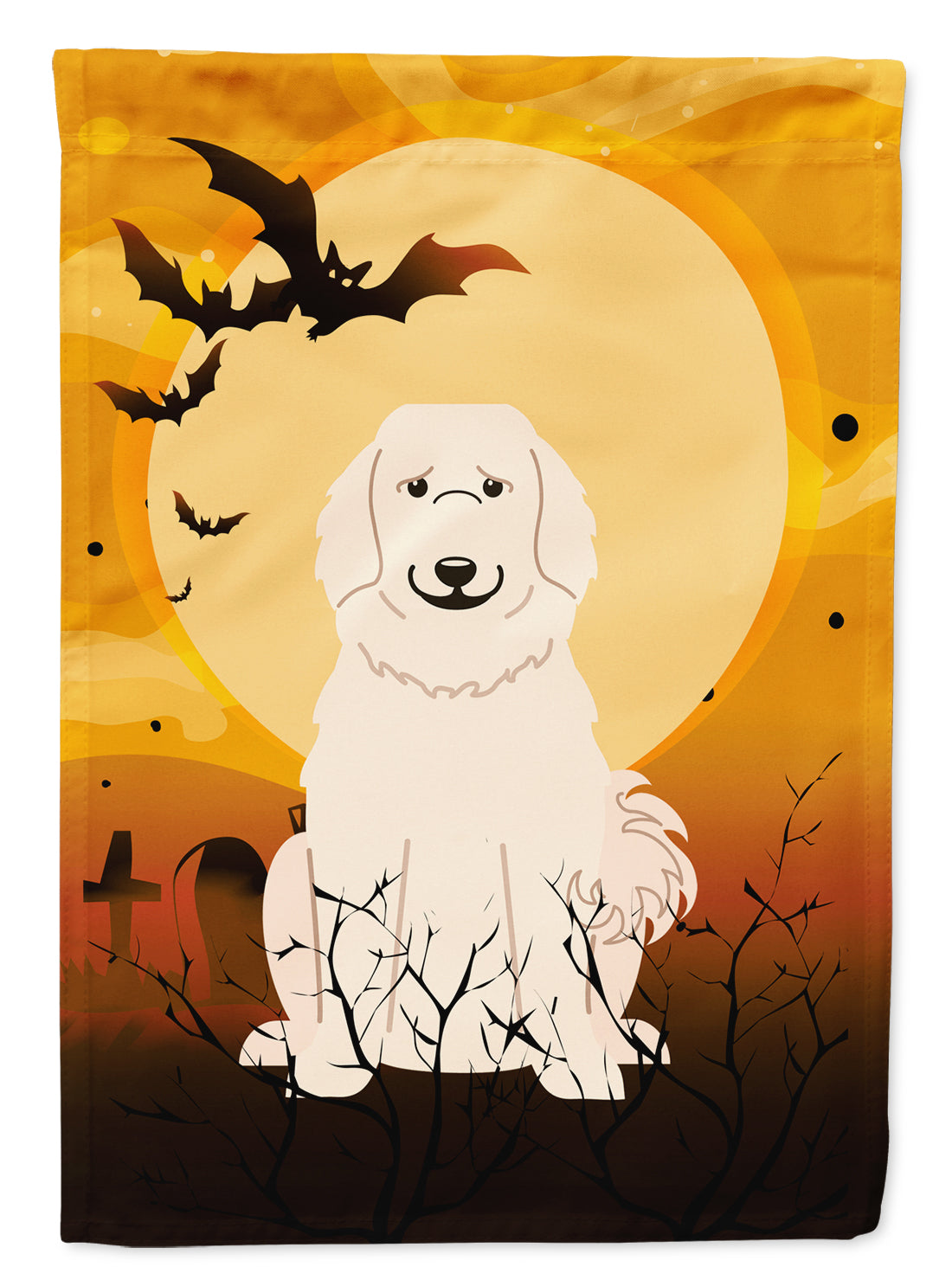 Halloween Great Pyrenese Flag Garden Size BB4349GF  the-store.com.