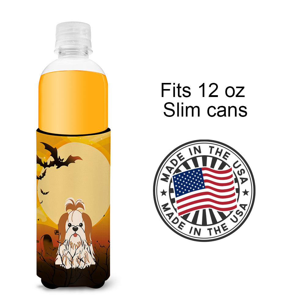Halloween Shih Tzu Red White  Ultra Hugger for slim cans BB4353MUK