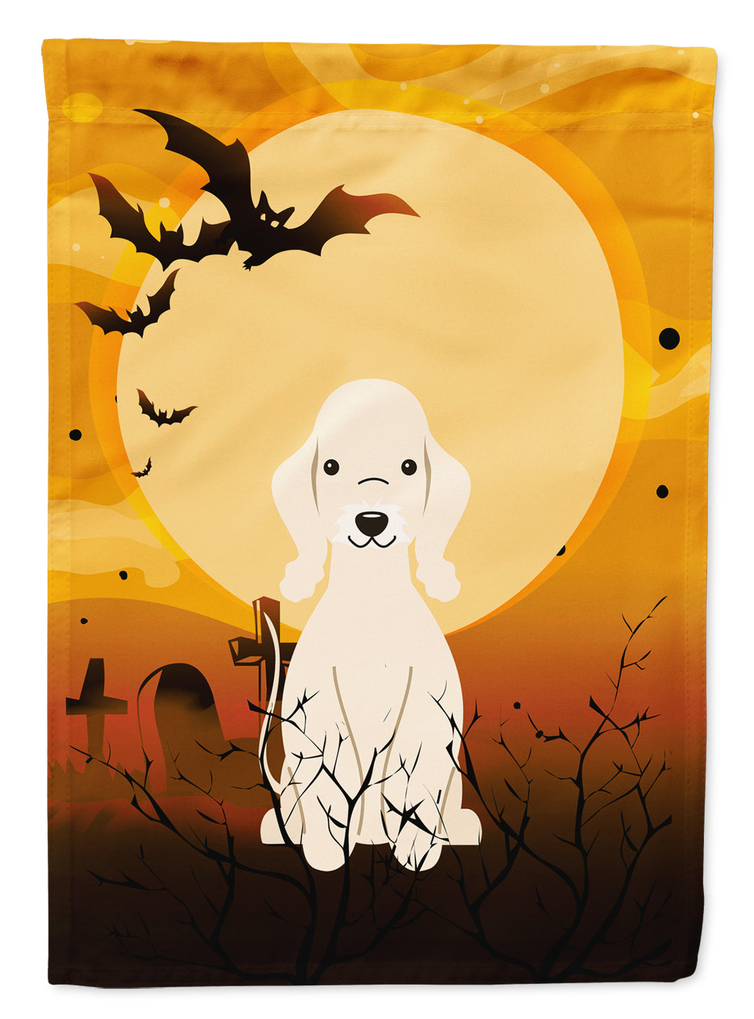 Halloween Bedlington Terrier Sandy Flag Garden Size BB4357GF