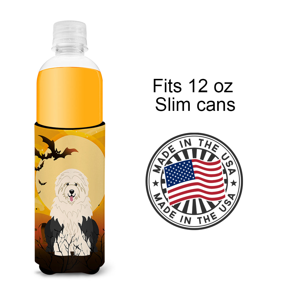 Halloween Old English Sheepdog  Ultra Hugger for slim cans BB4362MUK  the-store.com.