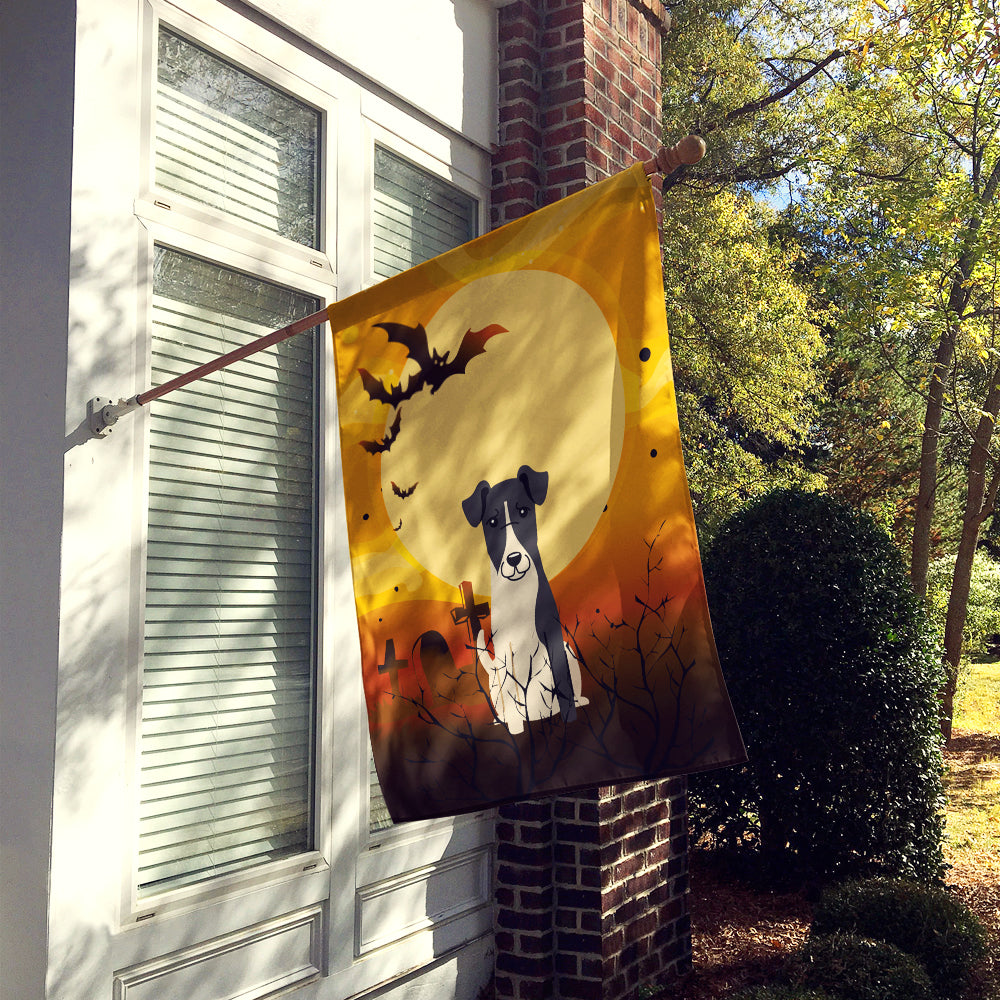 Halloween Smooth Fox Terrier Flag Canvas House Size BB4364CHF