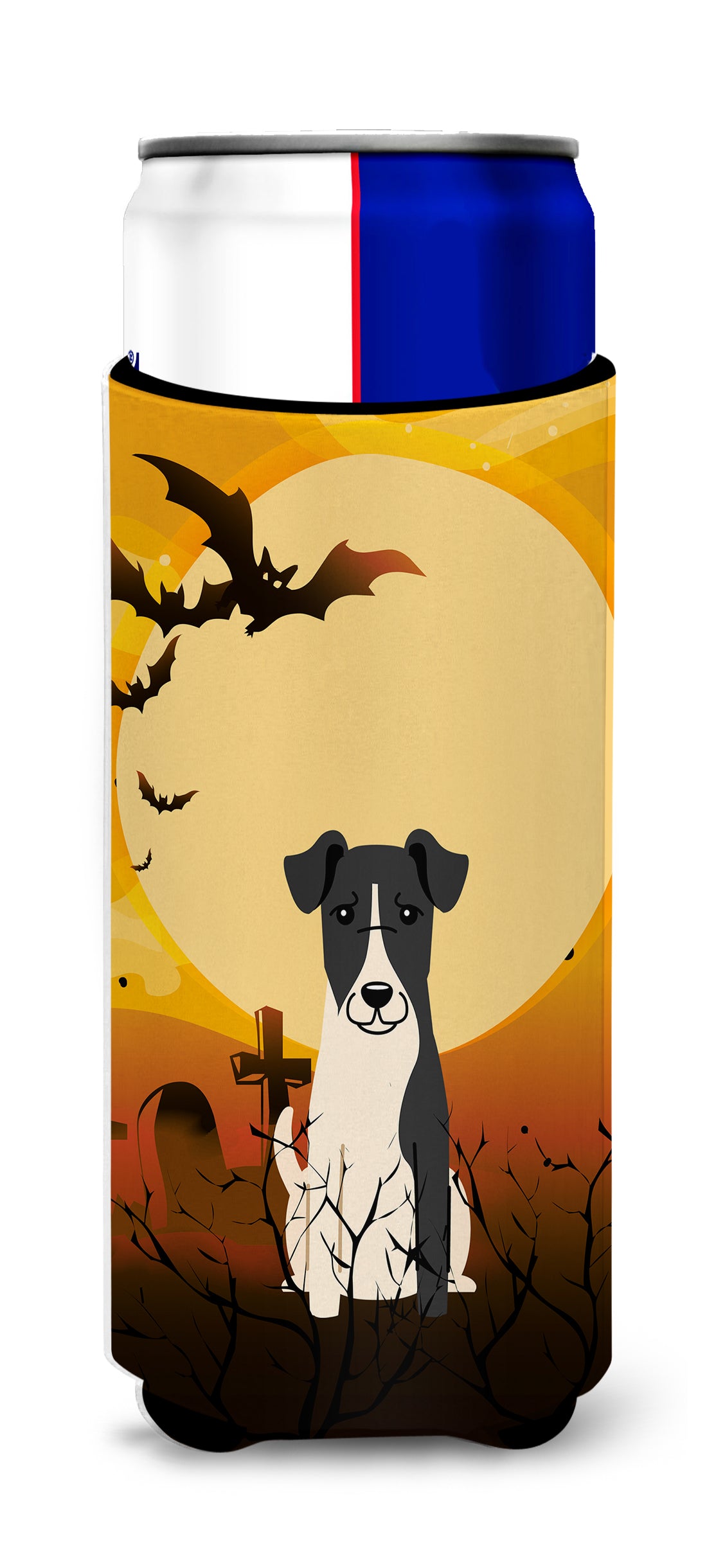 Halloween Smooth Fox Terrier  Ultra Hugger for slim cans BB4364MUK  the-store.com.