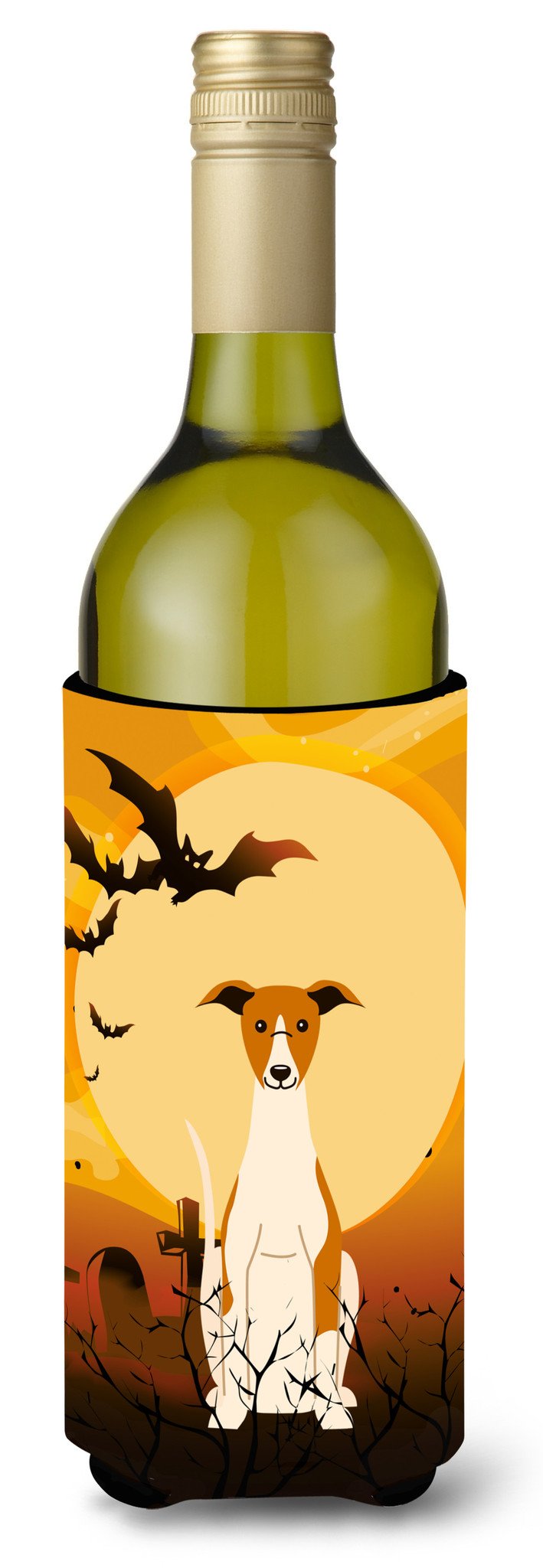 Halloween Whippet Wine Bottle Beverge Insulator Hugger BB4365LITERK by Caroline&#39;s Treasures