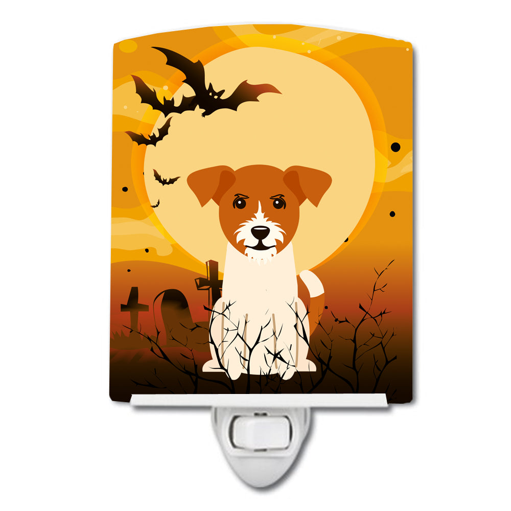 Halloween Jack Russell Terrier Ceramic Night Light BB4374CNL - the-store.com