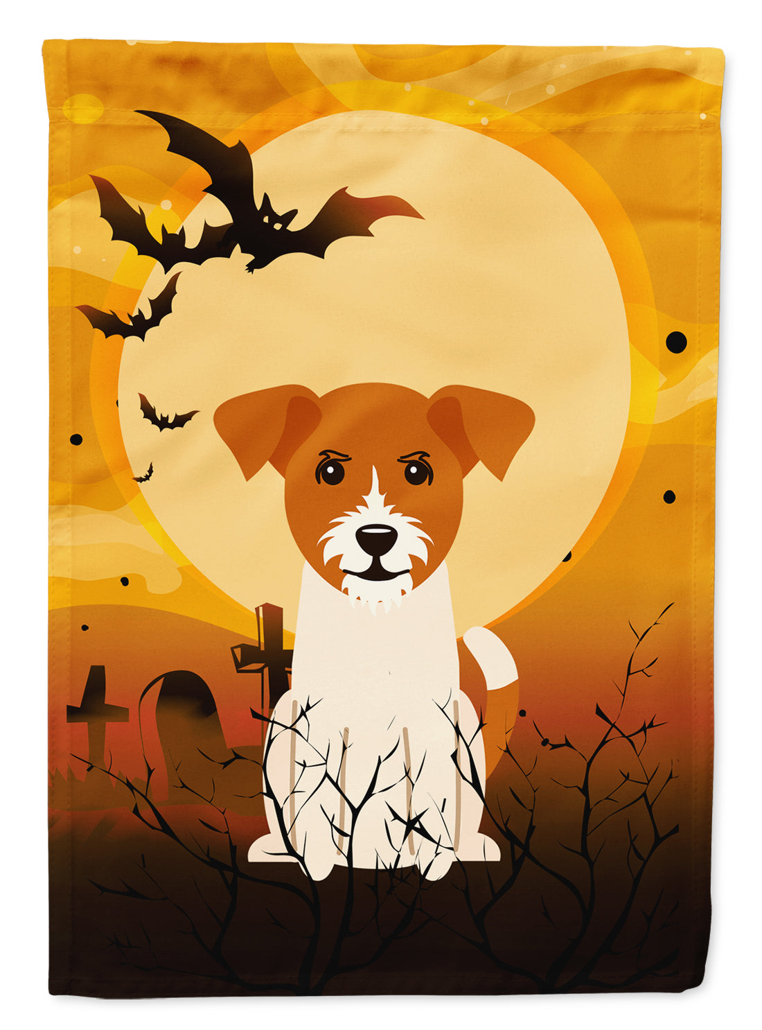 Halloween Jack Russell Terrier Flag Garden Size BB4374GF  the-store.com.