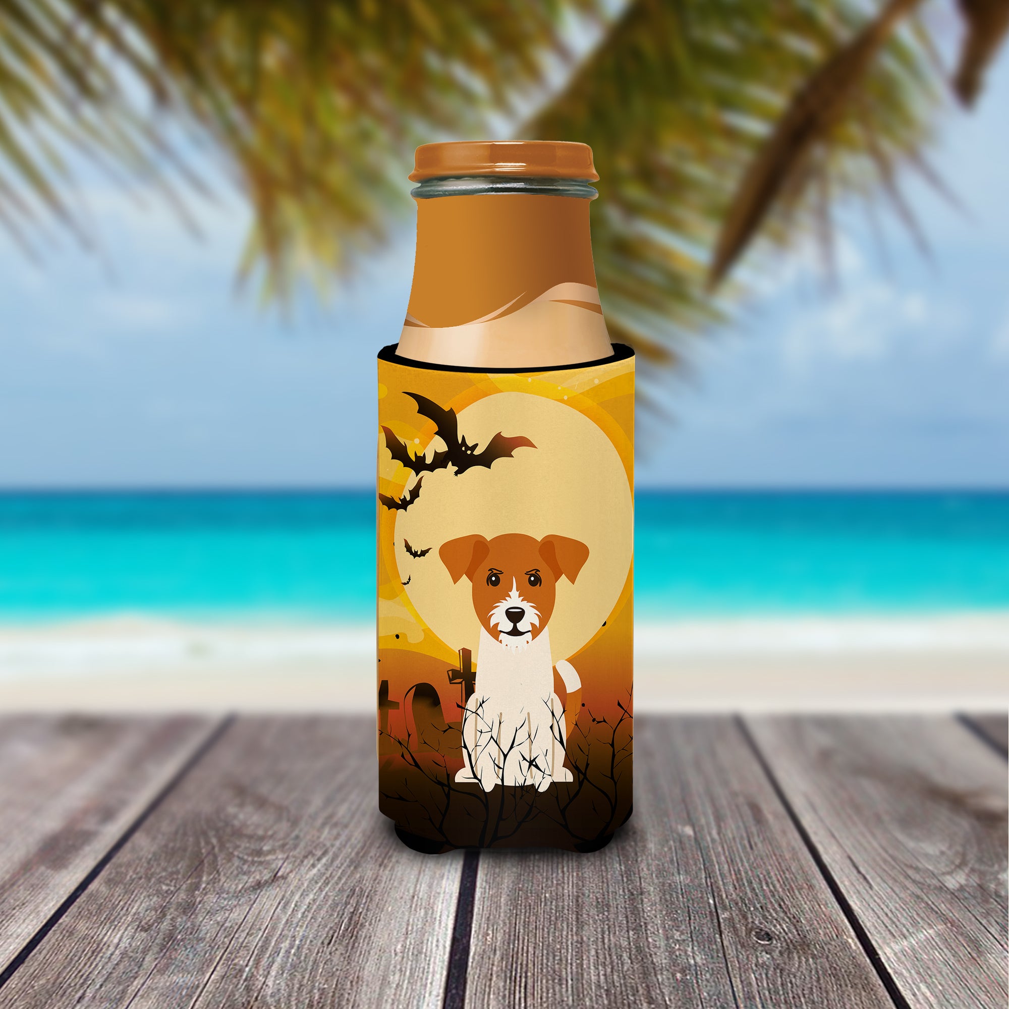 Halloween Jack Russell Terrier  Ultra Hugger for slim cans BB4374MUK