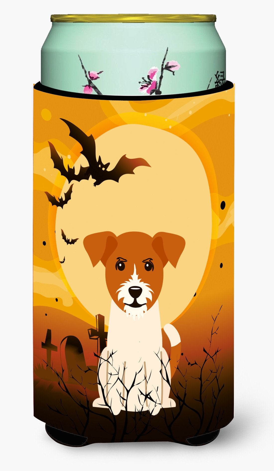 Halloween Jack Russell Terrier Tall Boy Beverage Insulator Hugger BB4374TBC by Caroline's Treasures