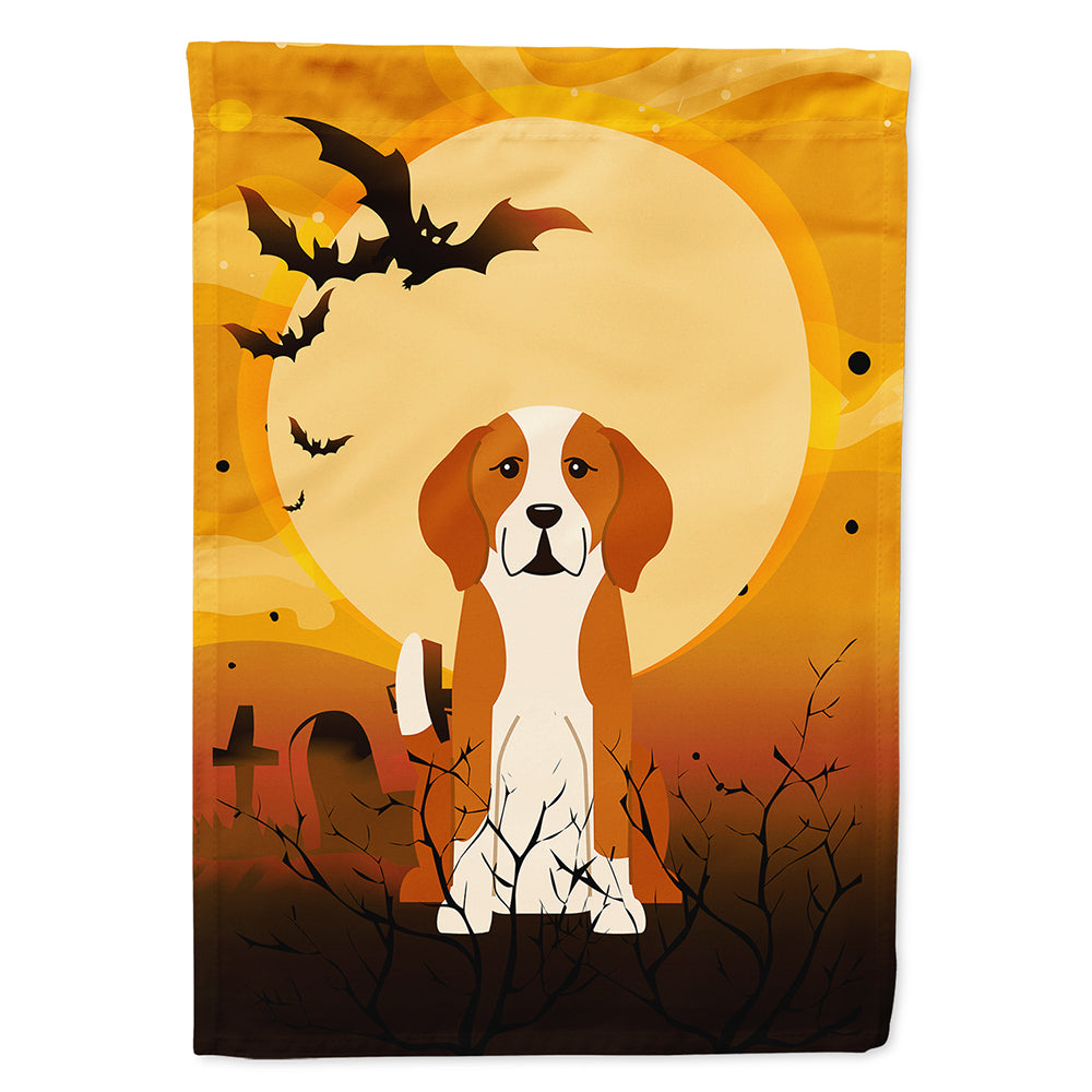 Halloween English Foxhound Flag Canvas House Size BB4376CHF