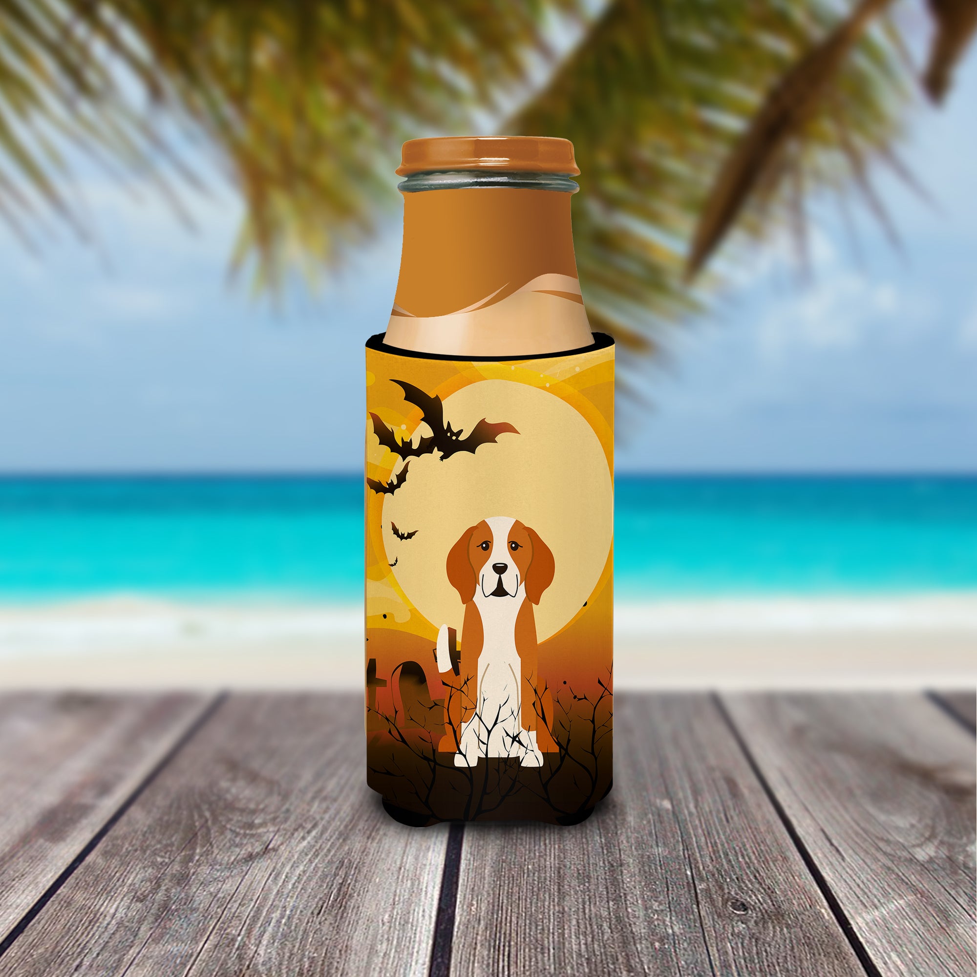 Halloween English Foxhound  Ultra Hugger for slim cans BB4376MUK