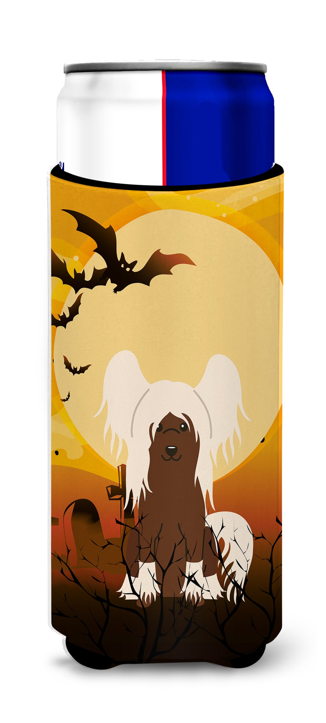Halloween Chinese Crested Cream  Ultra Hugger for slim cans BB4379MUK  the-store.com.