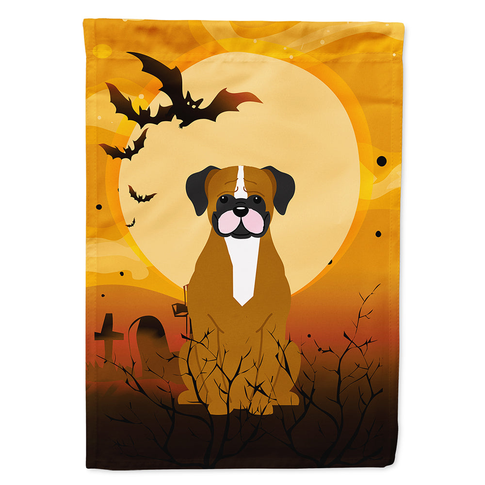 Halloween Flashy Fawn Boxer Flag Canvas House Size BB4382CHF  the-store.com.