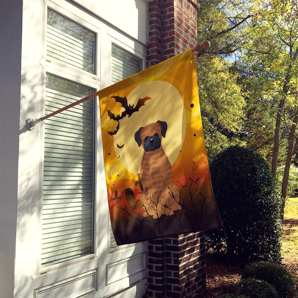 Halloween Brindle Boxer Flag Canvas House Size BB4383CHF