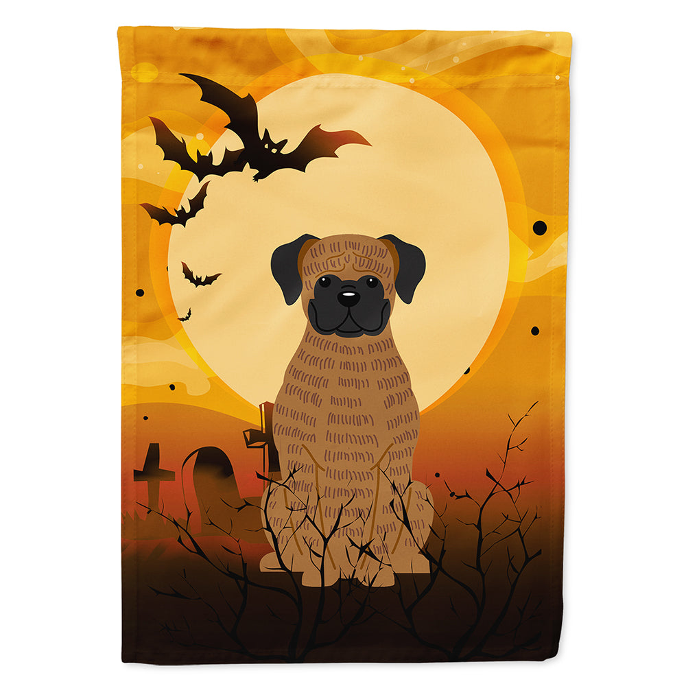 Halloween Brindle Boxer Flag Canvas House Size BB4383CHF