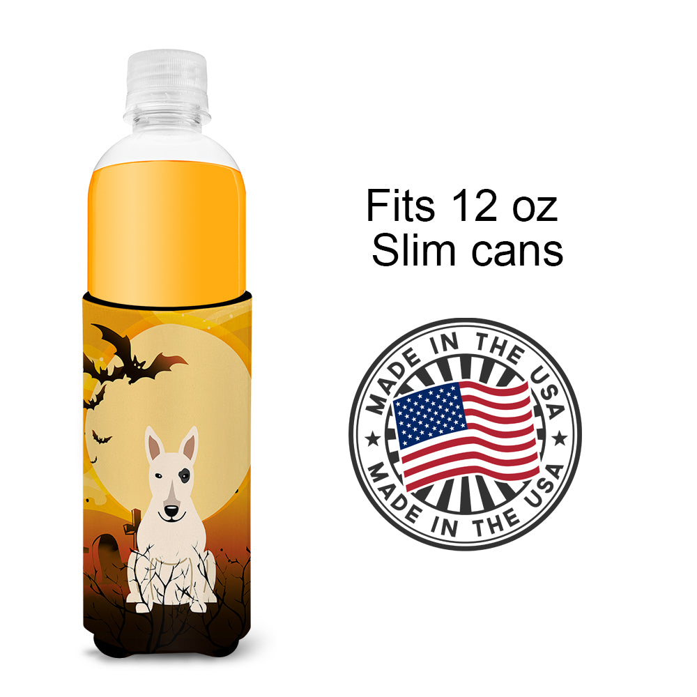 Halloween Bull Terrier White  Ultra Hugger for slim cans BB4404MUK