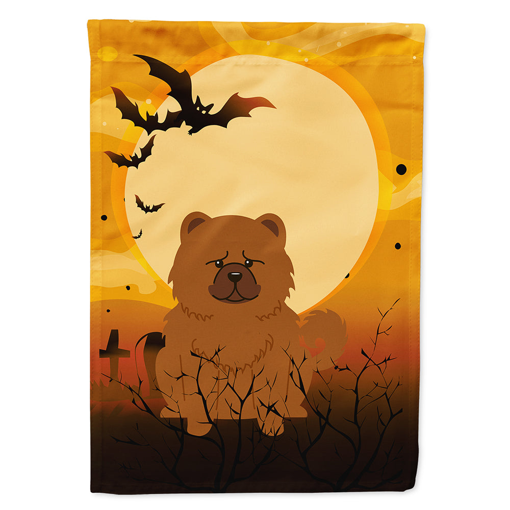 Halloween Chow Chow Red Flag Canvas House Size BB4408CHF  the-store.com.
