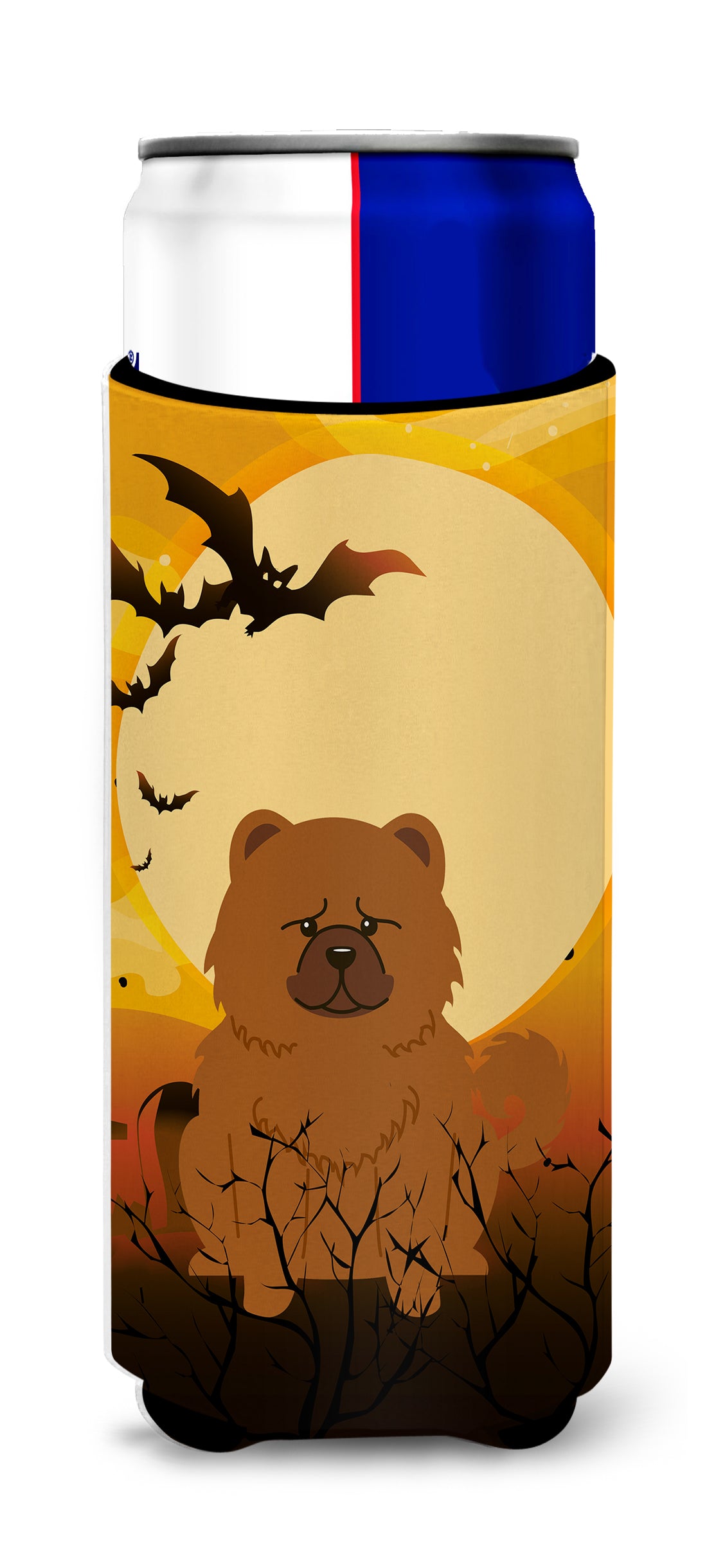 Halloween Chow Chow Red  Ultra Hugger for slim cans BB4408MUK